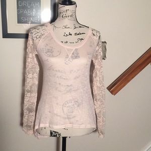 Candies knit and lace sweater